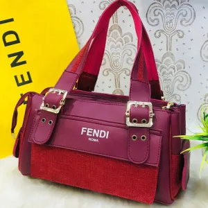 Triple Pocket Women Large Handbag – Latest Style Top Handle Shoulder Bags #F-3145 #22