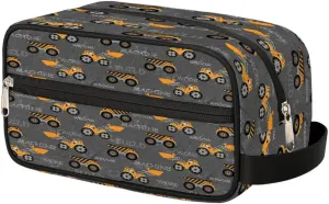 Truck Tractor Cars Hanging Toiletry Bag,Travel Hygiene Kits for Boys Mens,Waterproof Makeup Carry-on Bags,Cosmetic Bag,TSA Approved Shave Dopp Kit for Toiletries Shower Bathroom Accessories Gifts