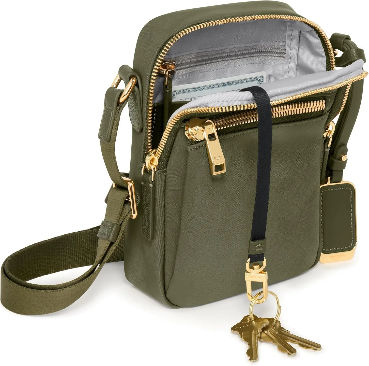 TUMI - Voyageur Persia Crossbody - Nylon Crossbody Travel Shoulder Bag for Women & Men - Stain- & Water-Resistant Fabric