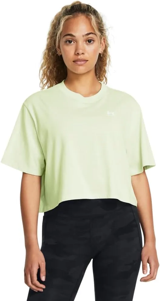 Under Armour Women's Boxy Crop Logo Short Sleeve T Shirt