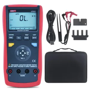 UNI-T UT612 Handheld LCR Meter, 20000 Counts Inductance Capacitance Resistance Meter USB Interface Auto LCR Check and Measurement