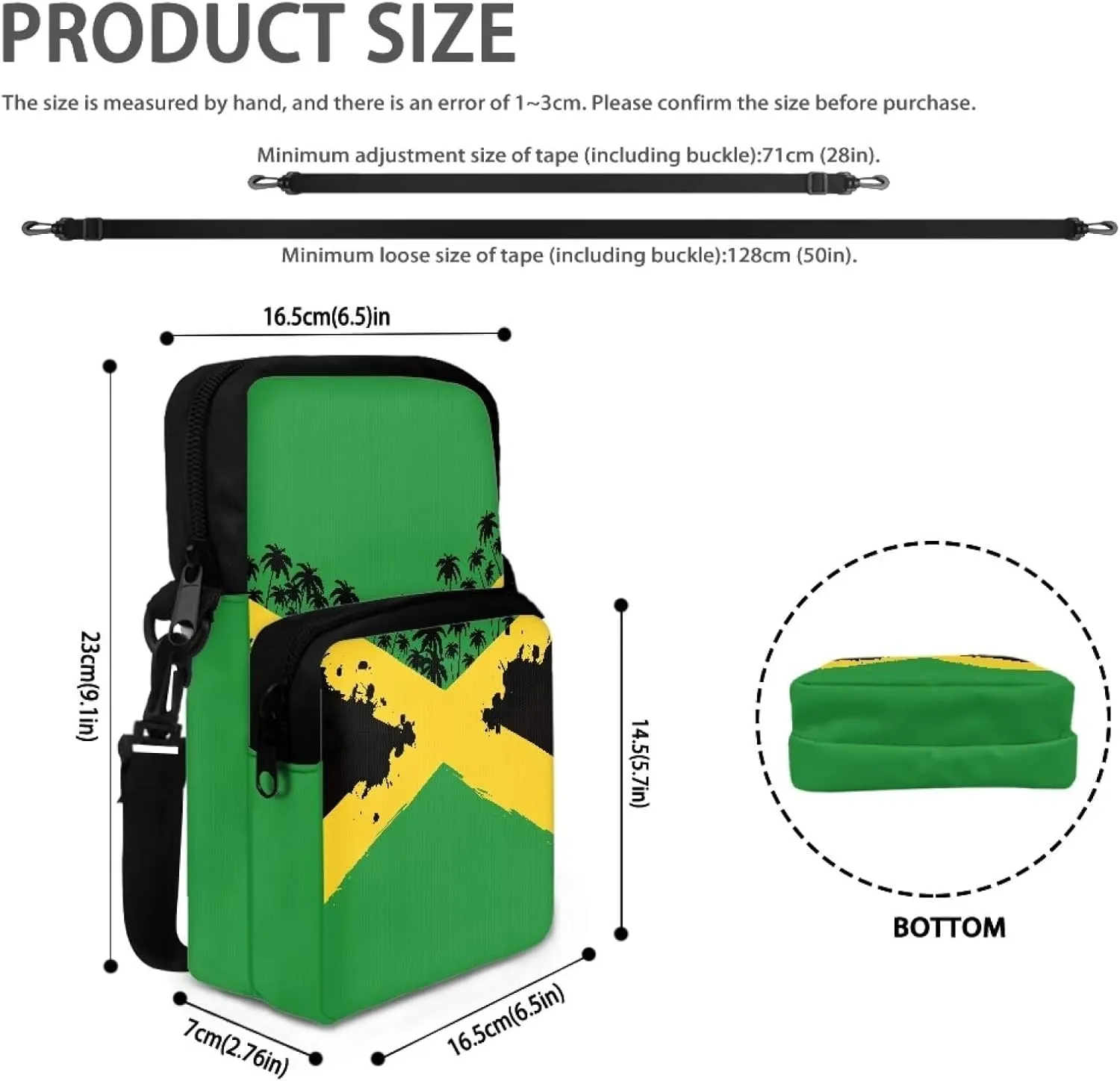 Universal Sling Crosbody Bags for Women Men Teens Over 5
