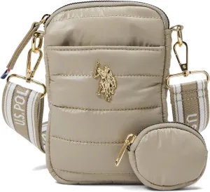U.S POLO ASSN. Quilted Nylon Cell Phone Crossbody