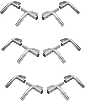 Ust Wellsbond Canopy Fittings Coupling High Peak Connectors 1-3/8" Multi-Packs Bundle 12 pcs with Bonus (6 End (3Way)  6 Mid (4Way)
