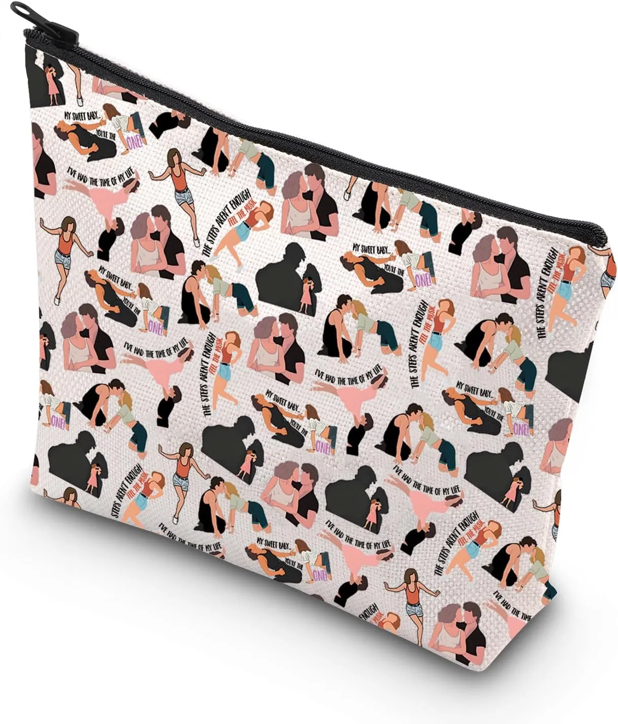 VAMSII Dance Dirty Inspired Cosmetic Bag Dancing Lover Gift 80s Movie Themed Gift for Women (Dance)