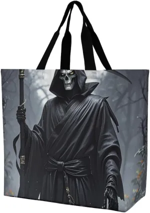 Various Type of Fishing Baits Tote Bag for Women Reusable Grocery Shoulder Bags Shopping Bag for Travel, Groceries