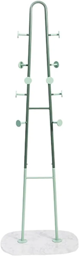 VejiA Rack Coat Rack Freestanding Coat Rack Freestanding,Standing Metal Coat Stand Single Pole Simple Household Creative Coat Rack for Jacket Hat Cloth Hand-Bag Standing Coat Stand