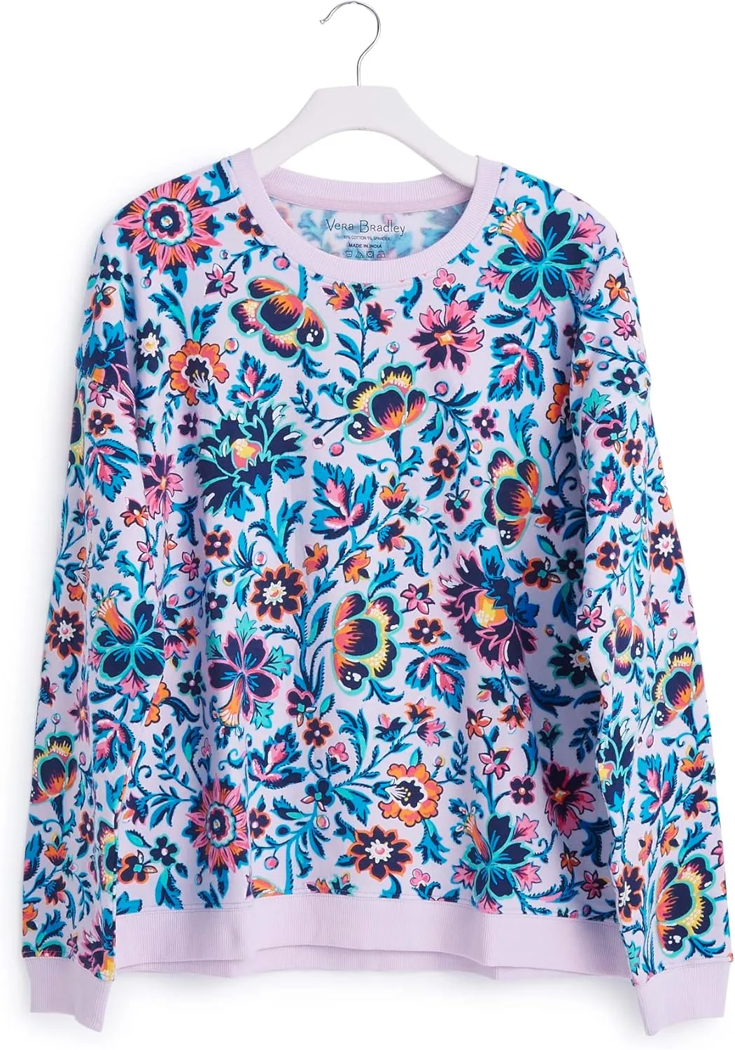 Vera Bradley Women's French Terry Drop Shoulder Sweatshirt