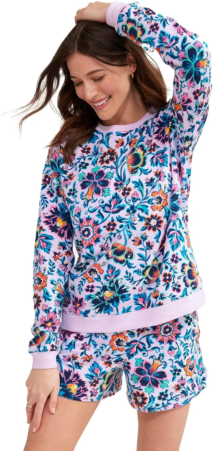 Vera Bradley Women's French Terry Drop Shoulder Sweatshirt