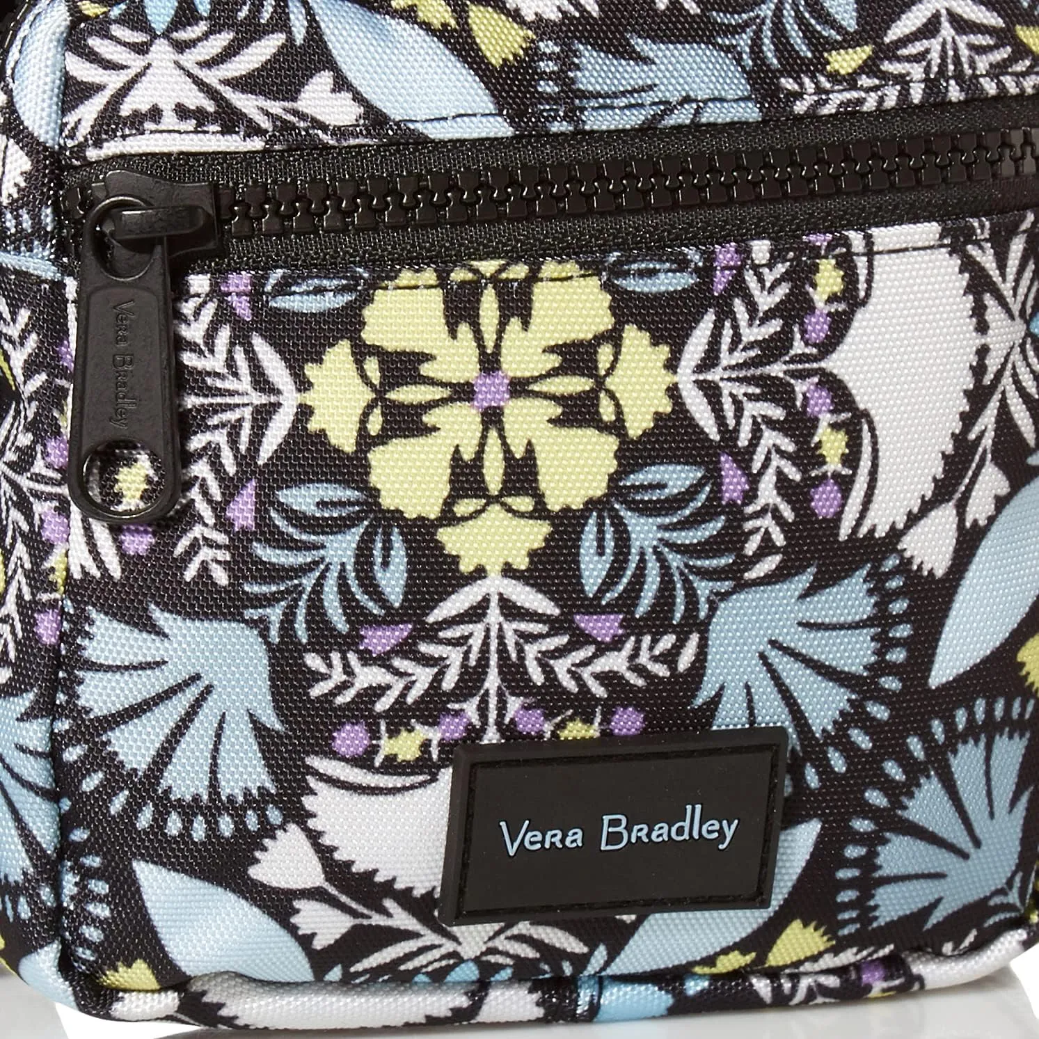 Vera Bradley Women's Recycled Lighten Up Reactive Convertible Belt Sling Crossbody Bag