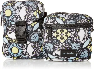 Vera Bradley Women's Recycled Lighten Up Reactive Convertible Belt Sling Crossbody Bag