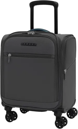 Verage Underseat Carry On Luggage with Wheels & USB Port,14 inch Wheeled Spinner Bag Carry-on Luggages for Airlines, Lightweight Suitcase Men Women, Pilots and Crew (14.5-Inch Plus Underseat Pro)