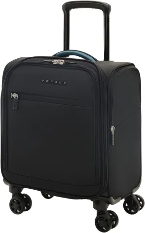 Verage Underseat Carry On Luggage with Wheels & USB Port,14 inch Wheeled Spinner Bag Carry-on Luggages for Airlines, Lightweight Suitcase Men Women, Pilots and Crew (14.5-Inch Plus Underseat Pro)