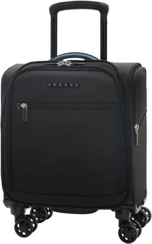 Verage Underseat Carry On Luggage with Wheels & USB Port,14 inch Wheeled Spinner Carry-on Luggages Bags for Airlines, Lightweight Overnight Suitcase for Men Women (14-Inch Compact Underseat Pro)