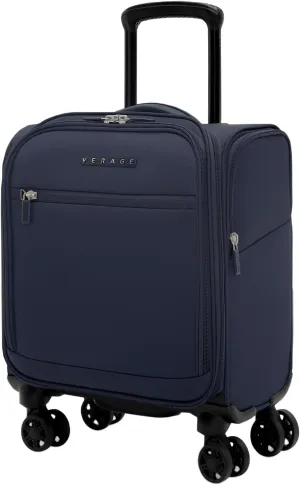 Verage Underseat Carry On Luggage with Wheels & USB Port,14 inch Wheeled Spinner Carry-on Luggages Bags for Airlines, Lightweight Overnight Suitcase for Men Women (14-Inch Compact Underseat Pro)