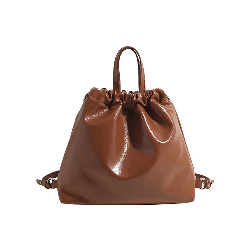 Versatile Handbag Large Capacity Fashionable Retro Shoulder Bag