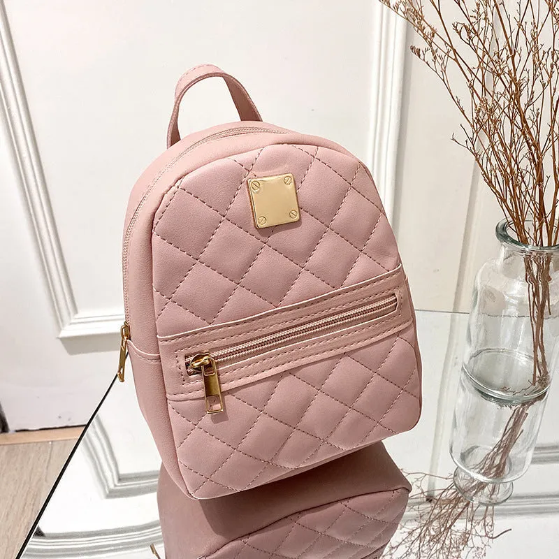 Versatile Women's Always Rhombus Portable Mobile Bags