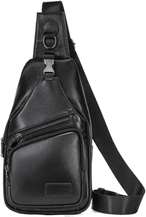 Vertical Chest Bag Sports Crossbody Bag Retro Shoulder Bag Travel Backpack