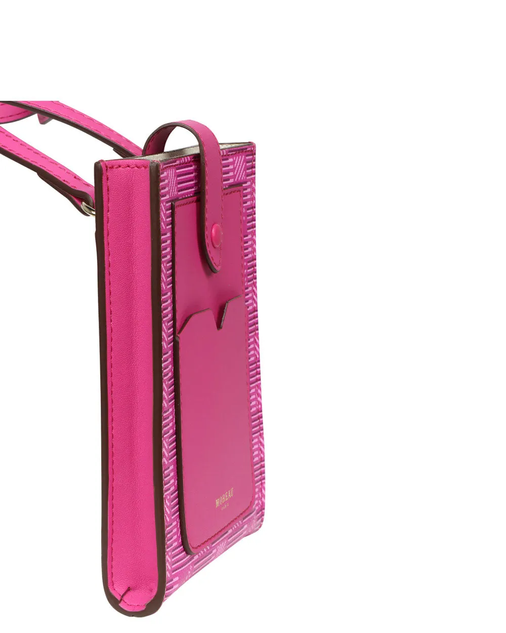 Vertical Phone Pouch in Fuchsia
