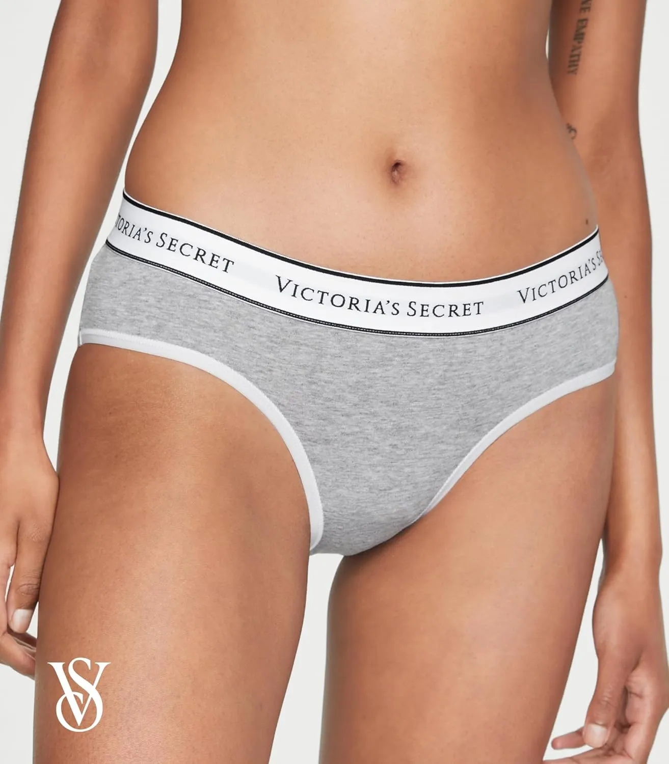 Victoria's Secret Women's Cotton Logo Hipster Underwear, Moderate Coverage Panties for Women, Multi Pack (XS-XXL)