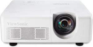 ViewSonic LS625W 3200 Lumens DLP WXGA Short Throw Projector with Horizontal and Vertical Keystone Correction and LAN Control (Renewed)