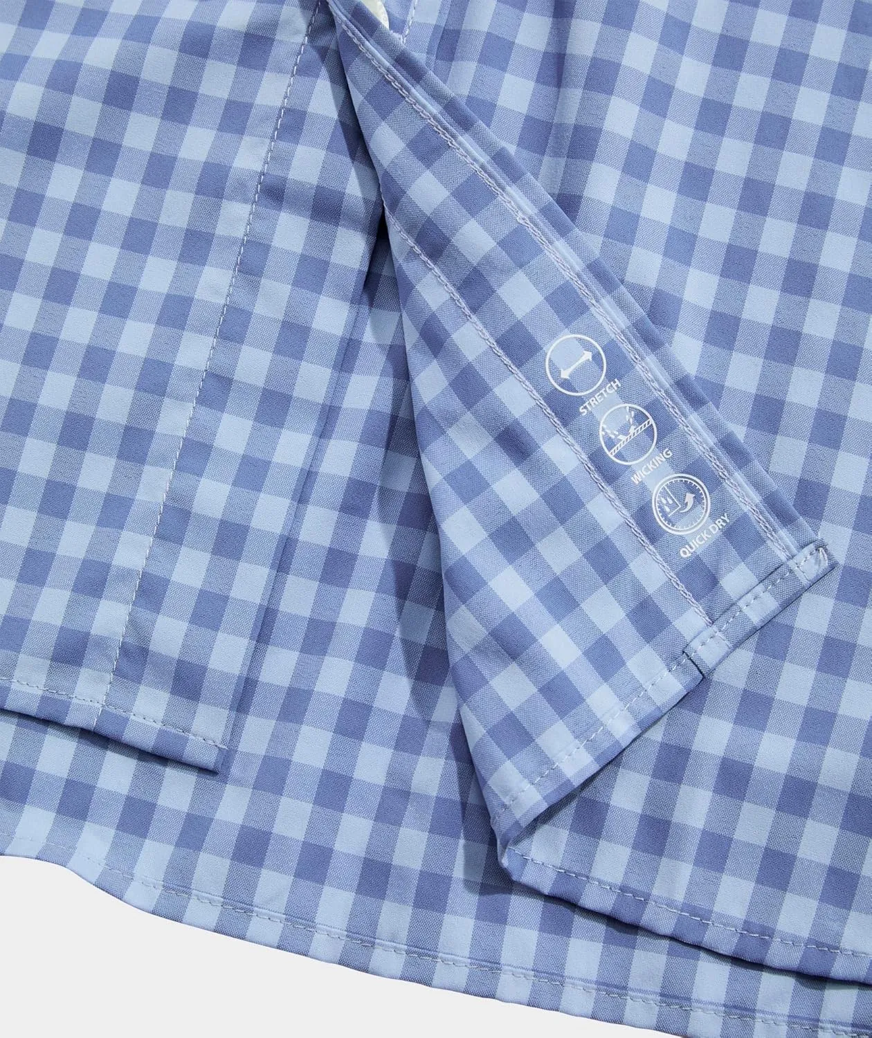 vineyard vines Men's Topsail Gingham Featherweight Performance Shirt