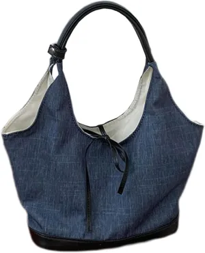 Vintage Canvas Shoulder Bag for Women - Minimalist Work Tote, Compact Underarm Commute Handheld Purse