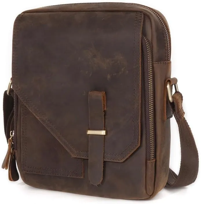 Vintage Messenger Bag Vertical Shoulder Bag Crossbody Bag Large Capacity Crossbody Bag