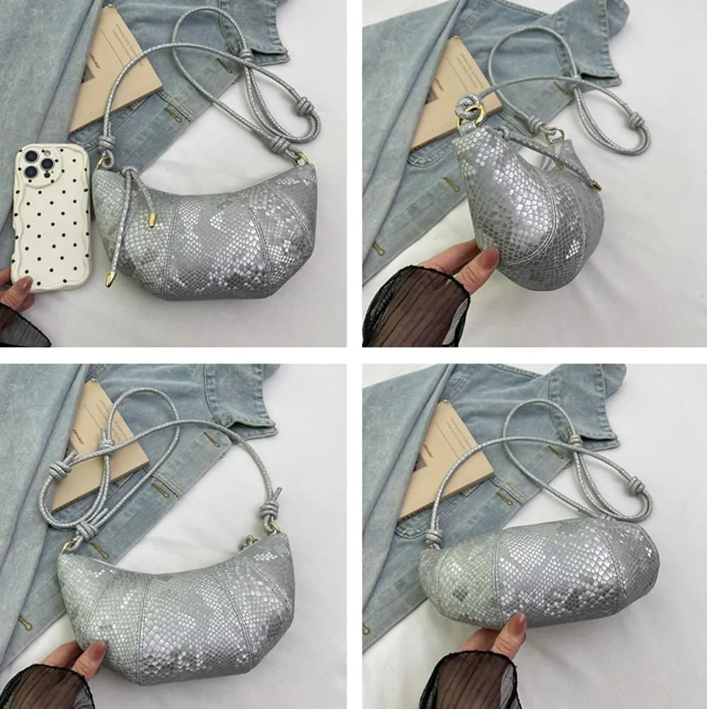 Vintage Simple Dumpling Handbag Fashion Cute Women Cross Body Bag Casual Work Travel Shoulder Bag Zipper Top 2025