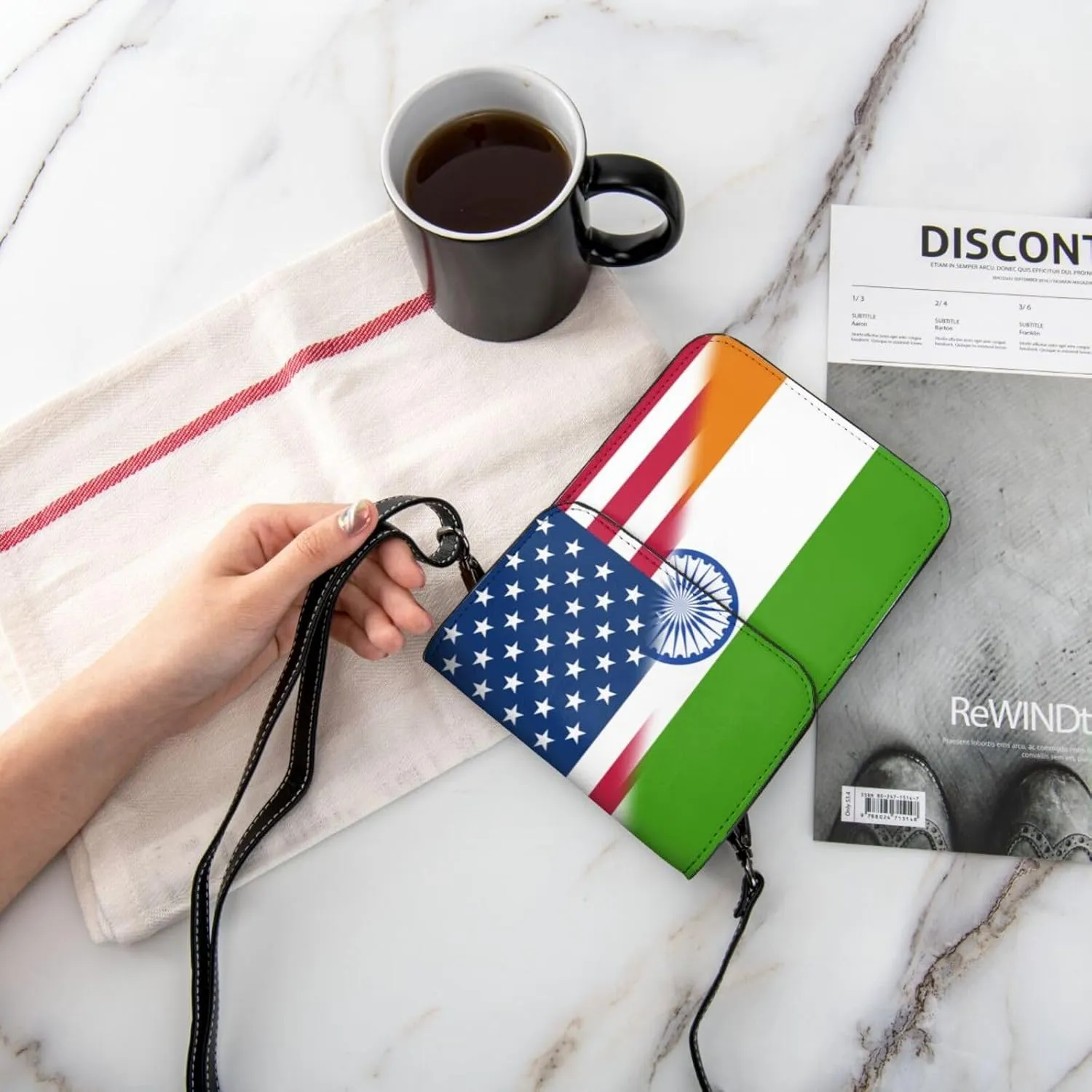Vintage Zambia Zambian America Flag Small Crossbody Purse Cell Phone Bag for Women Girls Mini Over Shoulder Handbag Wallet