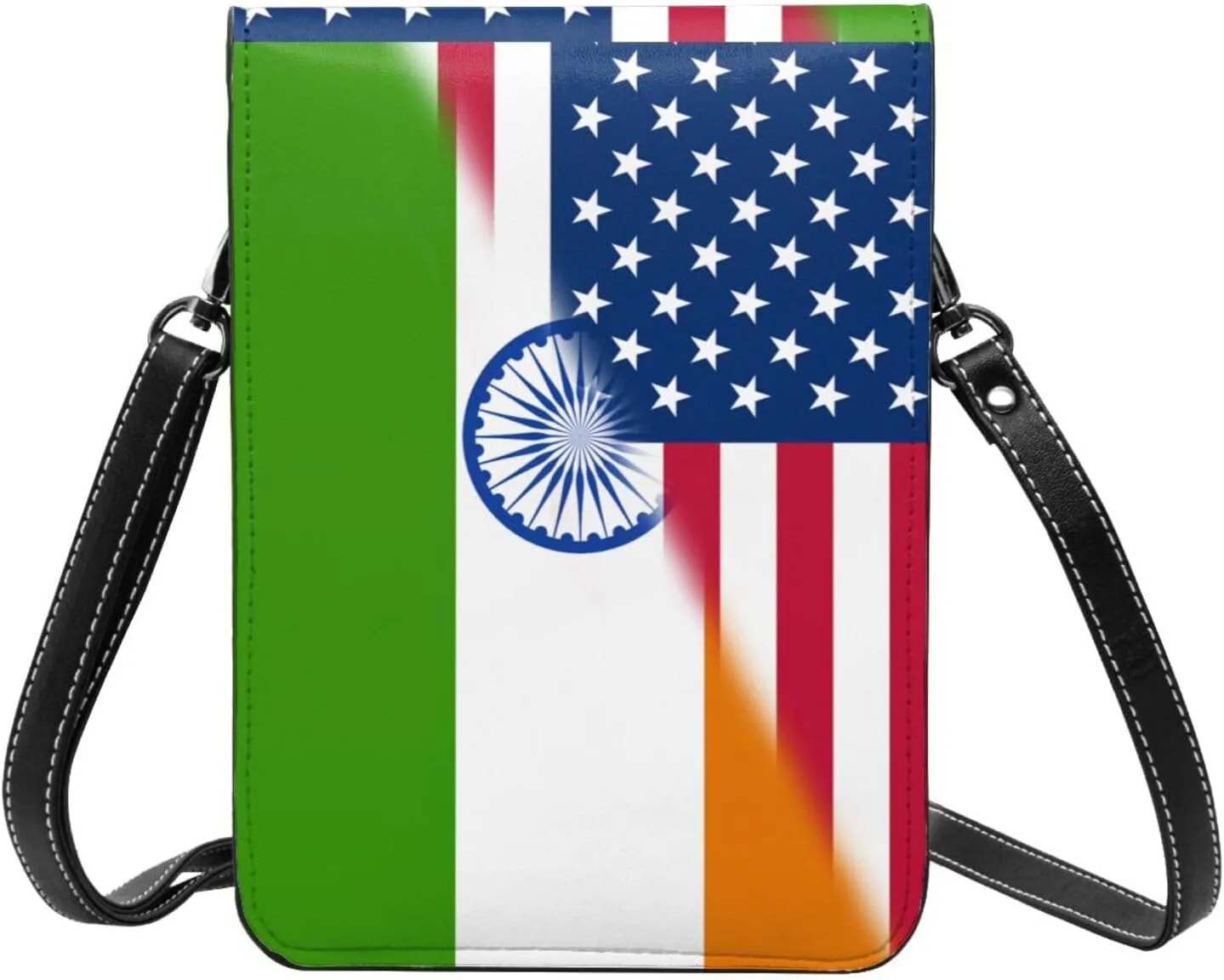 Vintage Zambia Zambian America Flag Small Crossbody Purse Cell Phone Bag for Women Girls Mini Over Shoulder Handbag Wallet