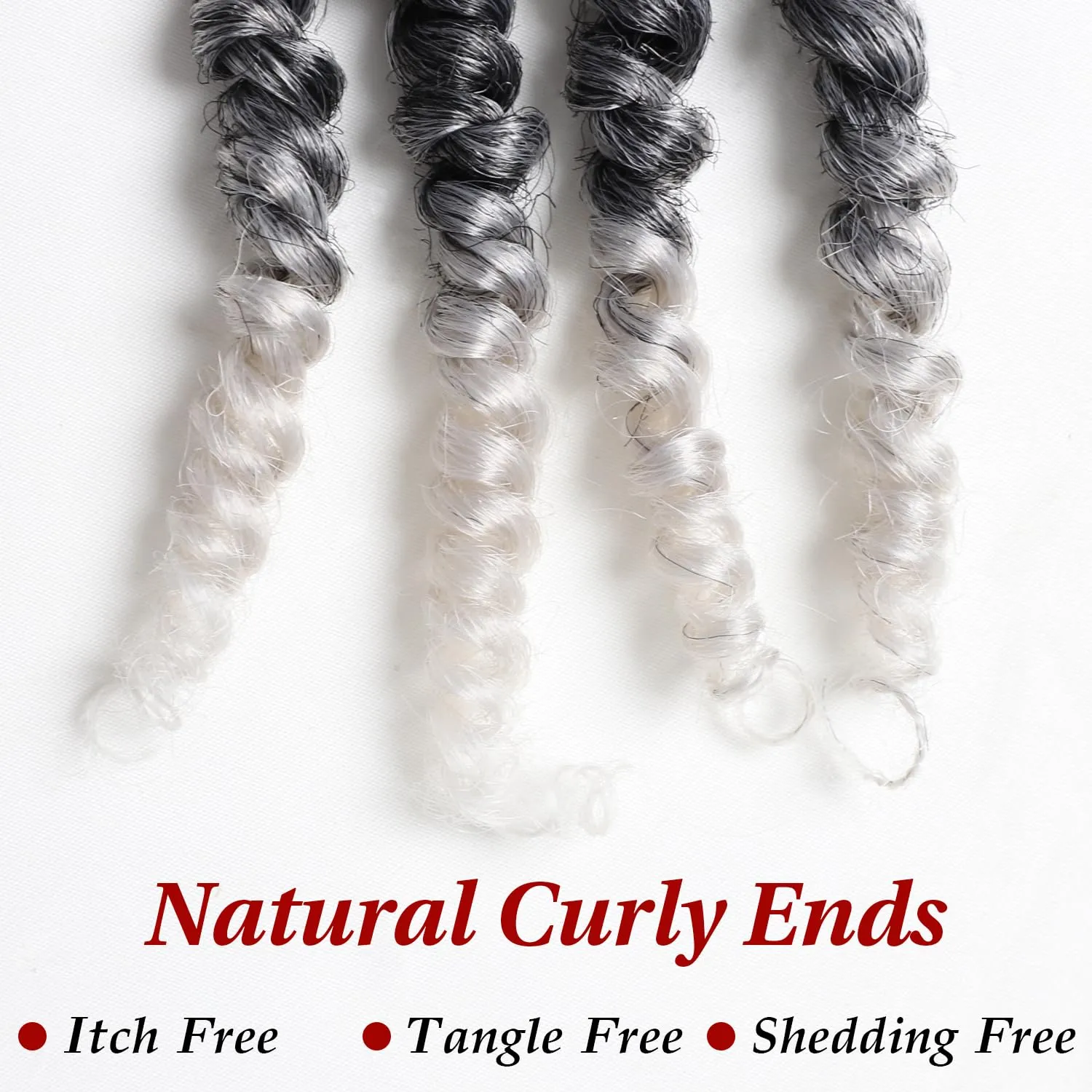 VIOLET Passion Twist Crochet Hair - 6 Inch, 9 Packs, Pre-twisted, for Black Women (TGray)