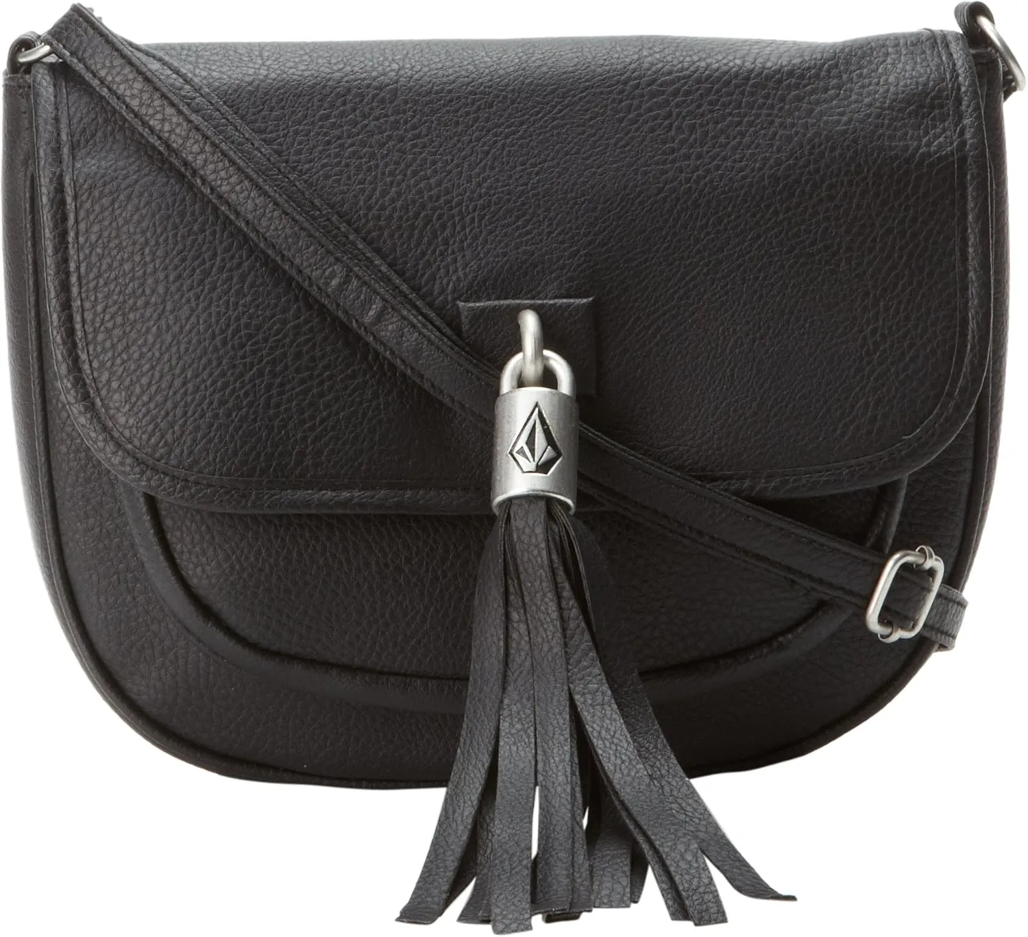 Volcom Women's Shake Your Tassel Crossbody Bag, Black, One Size