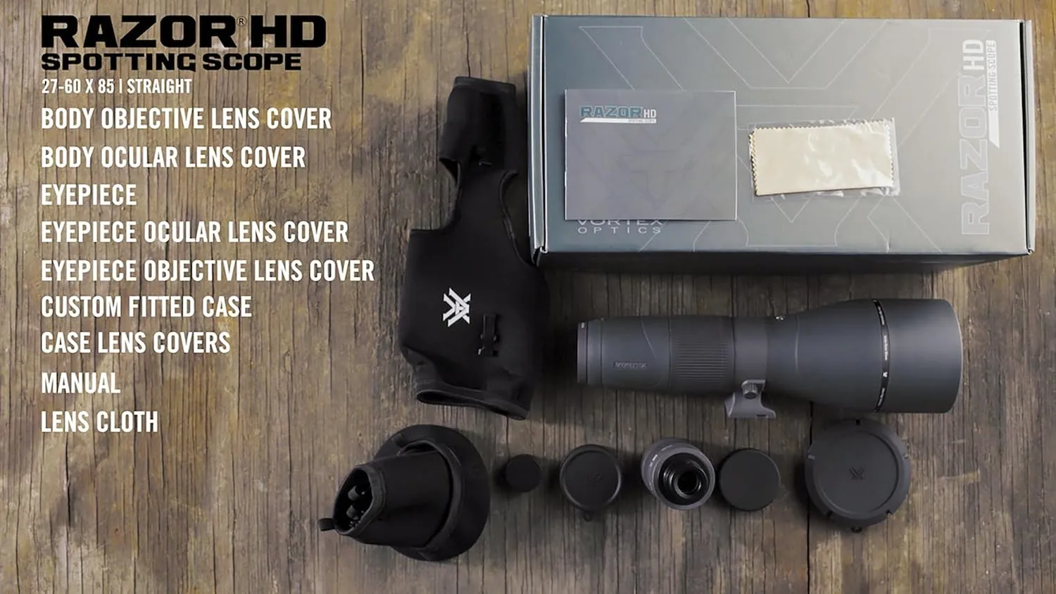 Vortex Optics Razor HD Spotting Scopes