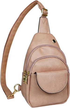 Waist Pack, Fanny Packs, Crossbody Bag, Travel Sling Bag, Leather Sling Bag