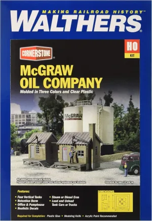 Walthers Cornerstone Series Kit HO Scale McGraw Oil Company