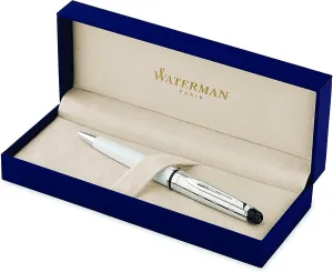 Waterman Expert Deluxe White, Ballpoint Pen with Medium Blue refill (S0952440)