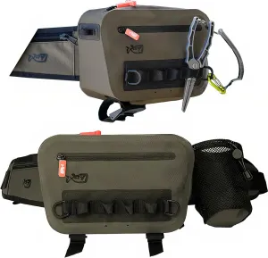 Waterproof Fishing Fanny Pack, Fly Fishing Chest Pack or Waist Pack. Fishing Tackle Bag