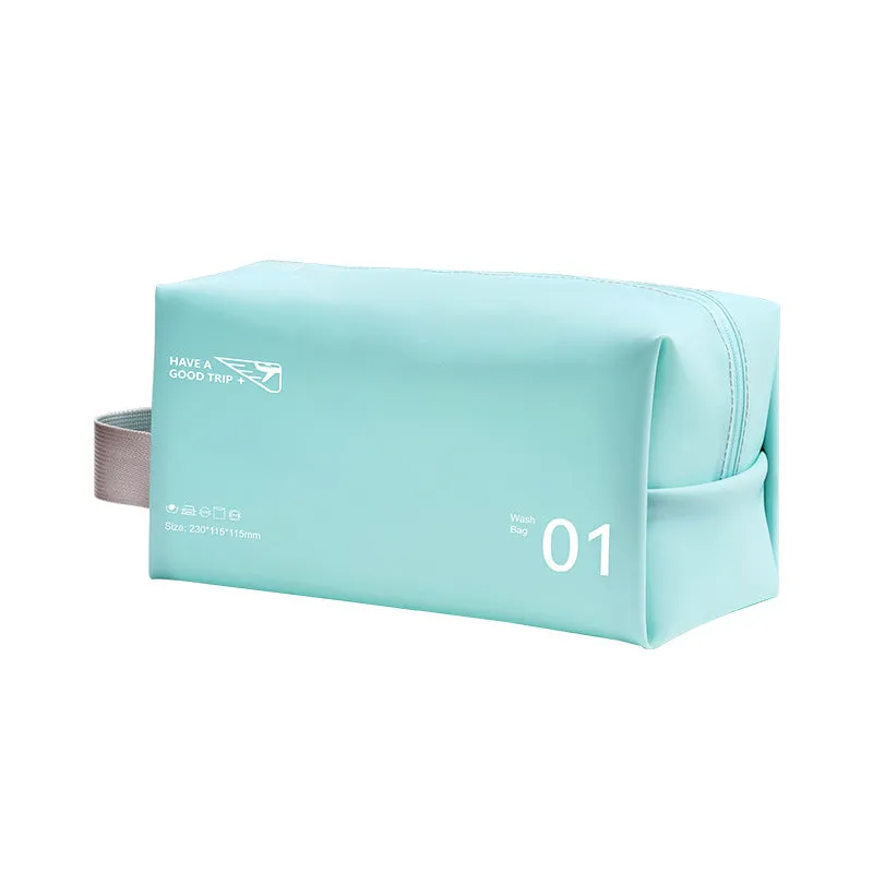 Waterproof Wash Solid Color Storage Large Capacity Cosmetic Bags