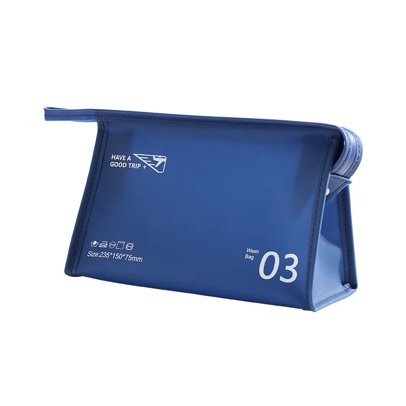 Waterproof Wash Solid Color Storage Large Capacity Cosmetic Bags