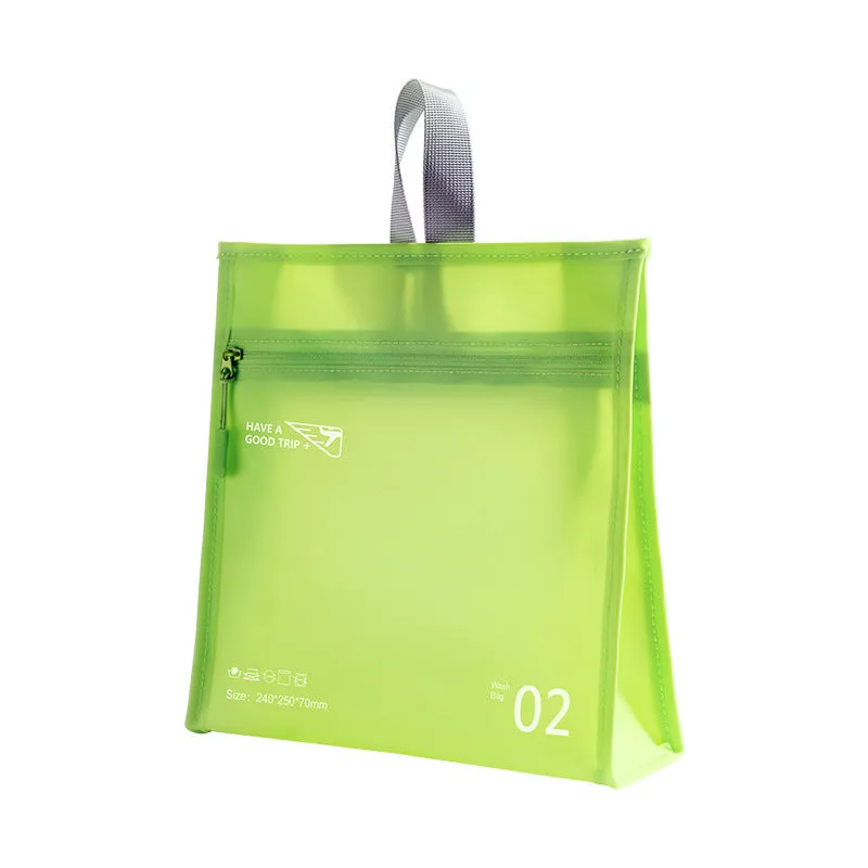 Waterproof Wash Solid Color Storage Large Capacity Cosmetic Bags