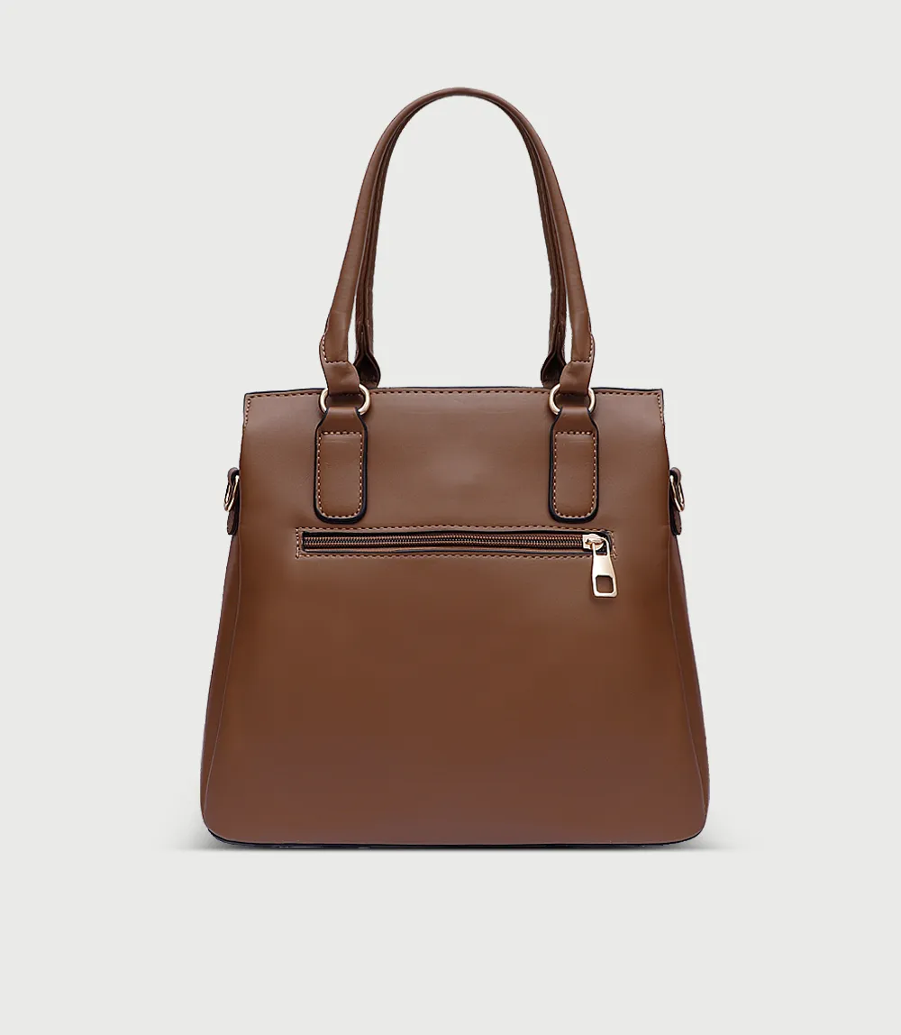 WB2974-KHAKI-Women Shoulder Bag