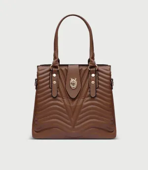 WB2974-KHAKI-Women Shoulder Bag