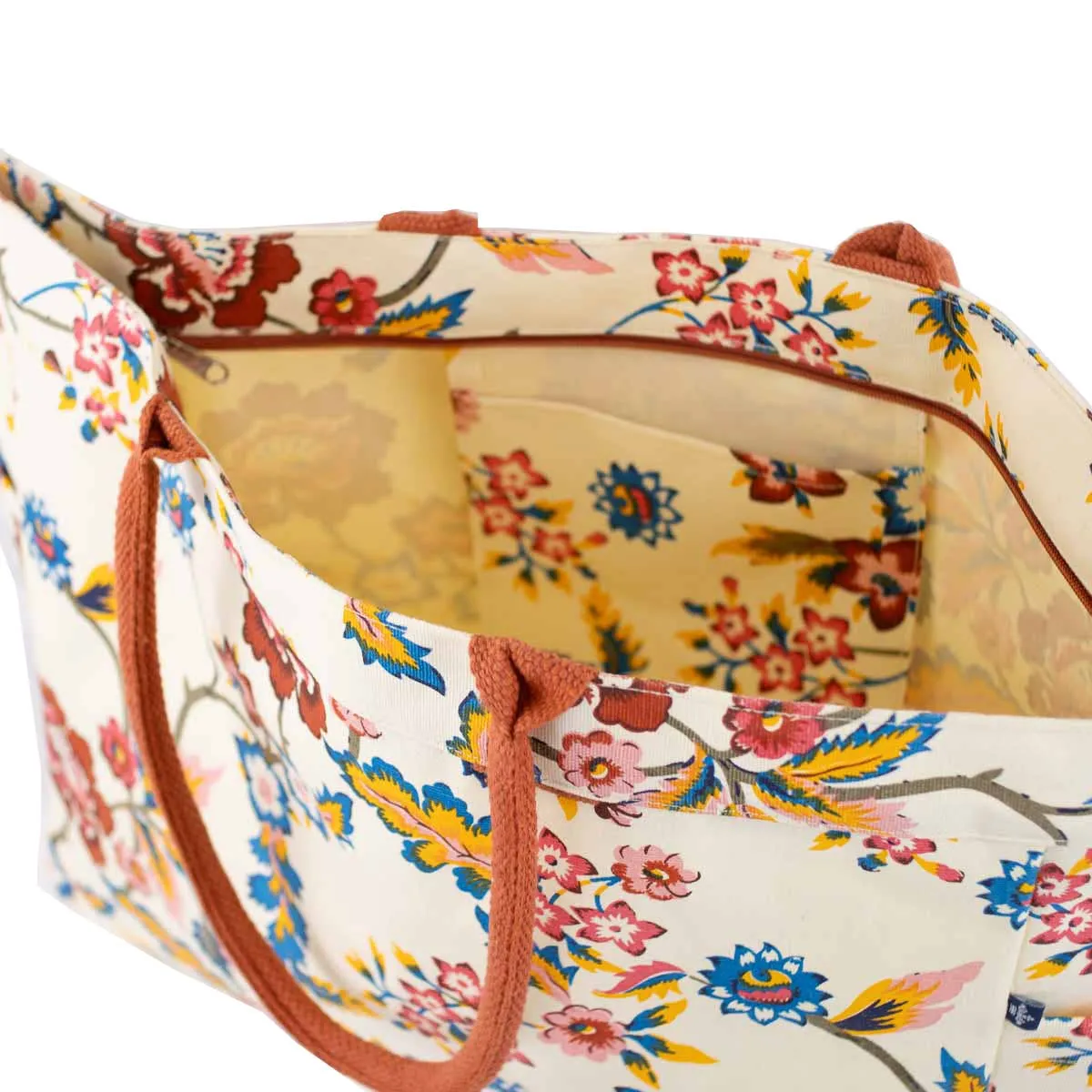 Wellsboro Tote   Natural/Multi   18x13.5x6
