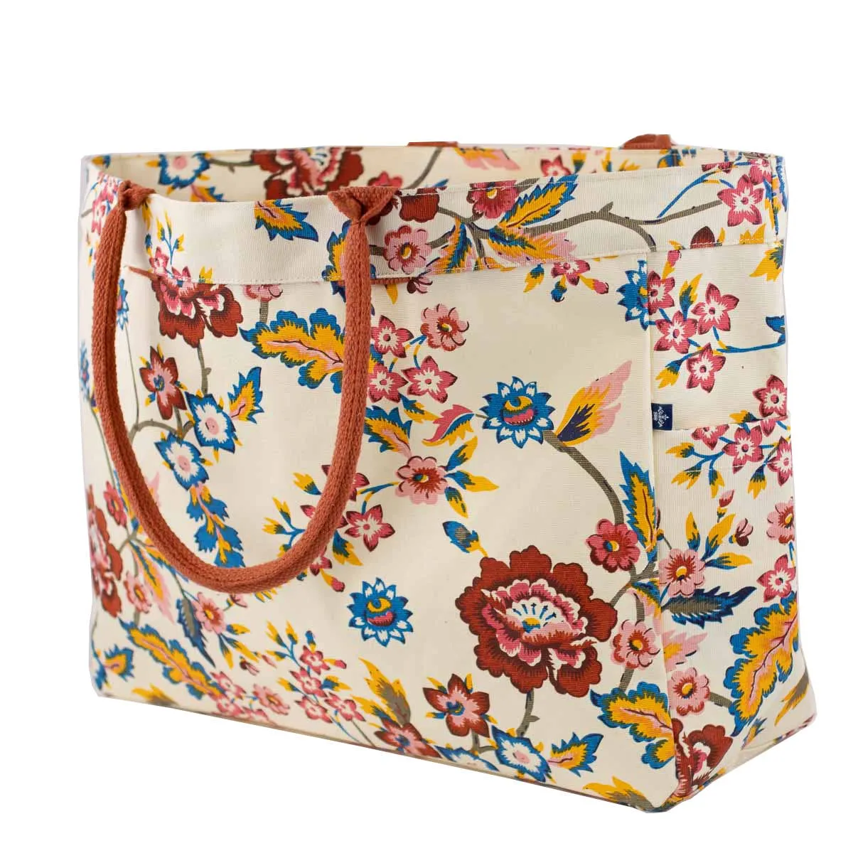 Wellsboro Tote   Natural/Multi   18x13.5x6