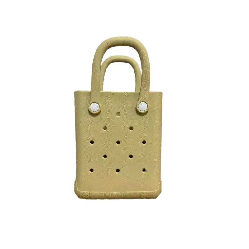 Wholesale Jelly Beach Flower Simple Hole Bag