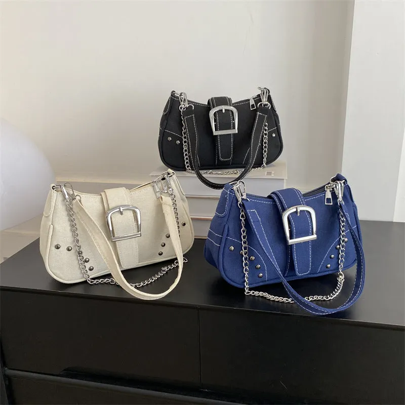 Wholesale Simple Canvas Messenger Shoulder Bag JDC-SD-HZD042
