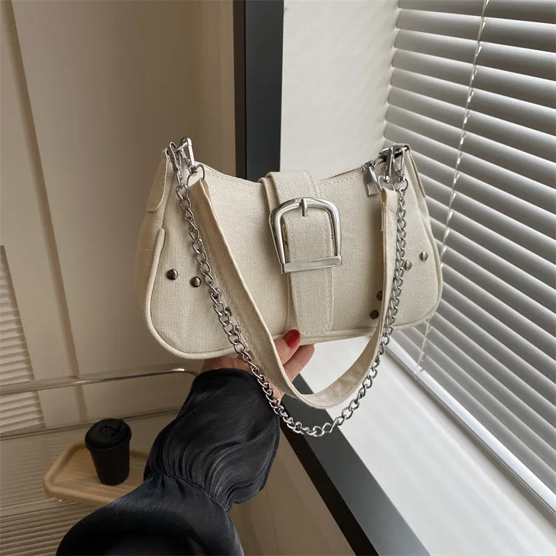 Wholesale Simple Canvas Messenger Shoulder Bag JDC-SD-HZD042
