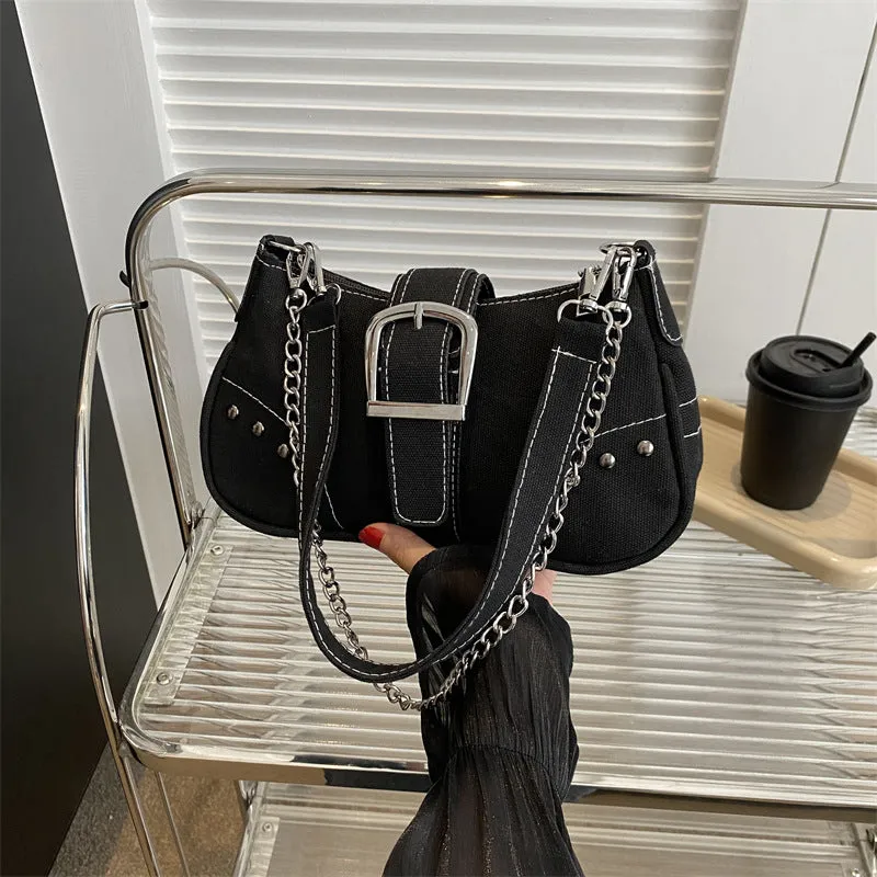 Wholesale Simple Canvas Messenger Shoulder Bag JDC-SD-HZD042
