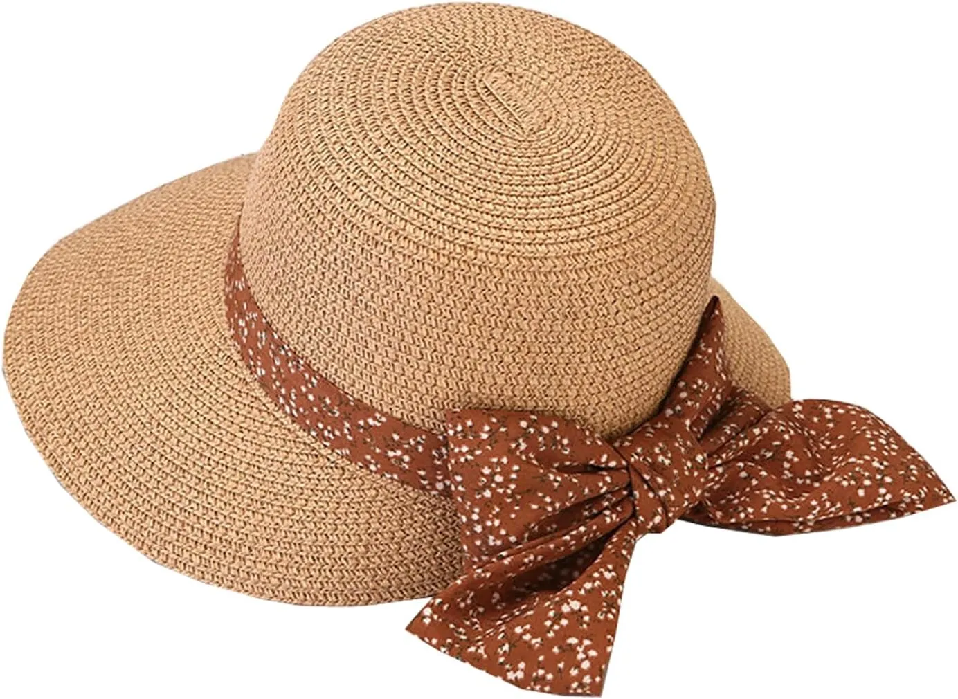 Wide Brim Beach Sun Hats for Women UPF 50  UV Protection Foldable Straw Hat for Summer